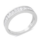 LUSTRO STELLA - Zirkonia Ring 925 Silber rhodiniert (Größe 18.00) ca. 0,30 ct image number 2