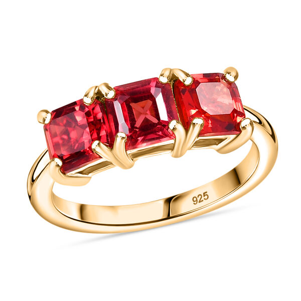 Labor Padparadscha Saphir Ring - 2,88 ct. image number 4