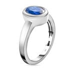 AA tansanischer, blauer Spinell-Ring, 925 Silber platiniert  ca. 1,51 ct image number 4