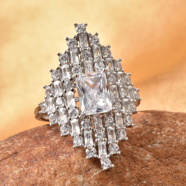 LUSTRO STELLA - Zirkonia-Ring - 6,11 ct. image number 6