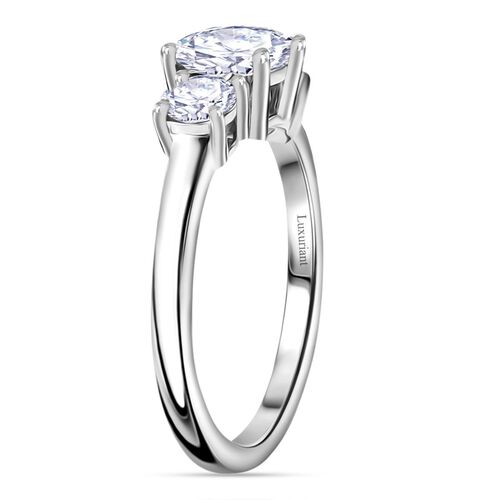 LUXURIANT DIAMOND- SGL zertifizierter VS-EF Labor Diamant Ring in 950 Platin - 1,50 ct. image number 5