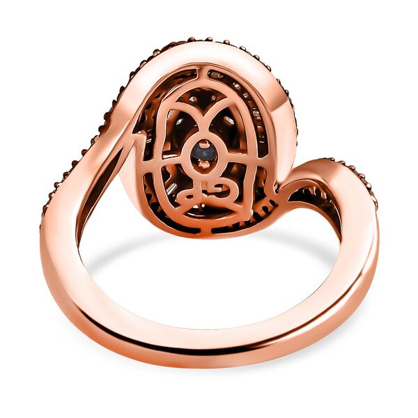 GP Royal Kollektion - Weißer, Champagner Diamant und blauer Saphir-Ring - 1 ct. image number 6