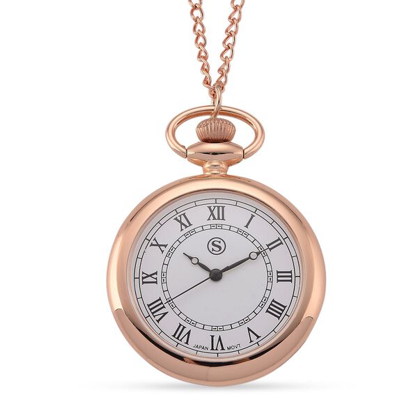 STRADA - Rotes Murano-Stil Glas PC21S Japanisches Uhrwerk,  91.4 cm Eisen Rose image number 4