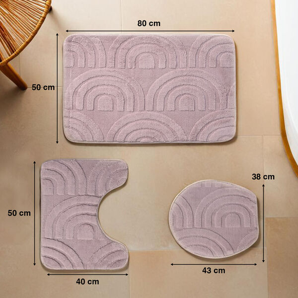 Badgarnitur mit rutschhemmender R&uuml;ckseite, Lavendel image number 5