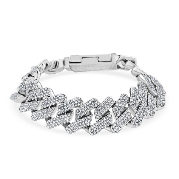 Weißer Kristall Armband ca. 18.5 cm Standard image number 0