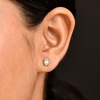 AA Nat&uuml;rliche, &auml;thiopische Welo Opal Ohrringe - 0,66 ct.