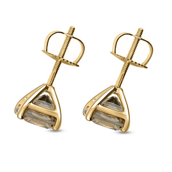 ILIANA AAA Turkizit Ohrstecker, 750 Gelbgold ca. 3,35 ct image number 4