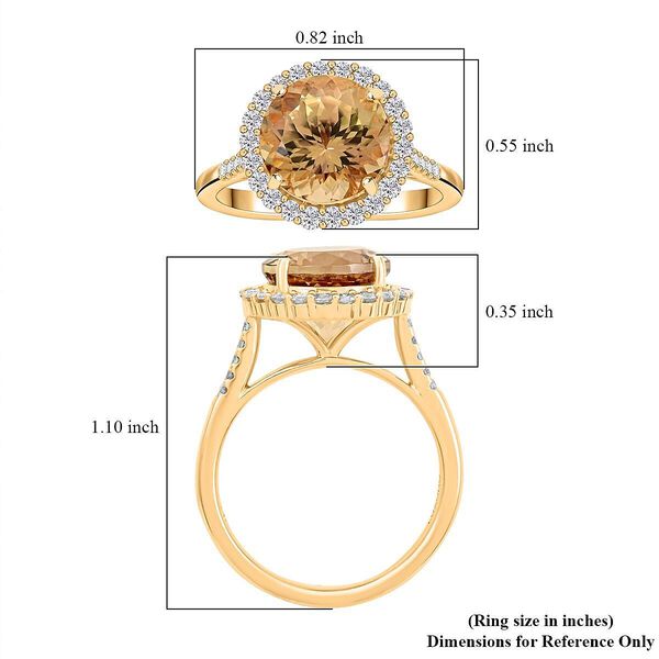 AAA Turkizit, Wei&szlig;er Diamant Ring 585 Gold (Gr&ouml;&szlig;e 17.00) ca. 5,25 ct image number 3