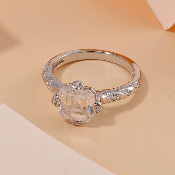Moissanit Ring - 3 ct. image number 2