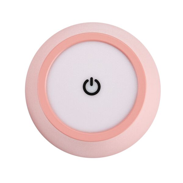 Wiederaufladbare, dimmbare Metall-Tischlampe, 11x38cm, Rosa image number 5