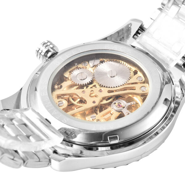 GENOA - Uhr mit echtem Edelsteinzifferblatt, Lapislazuli image number 5