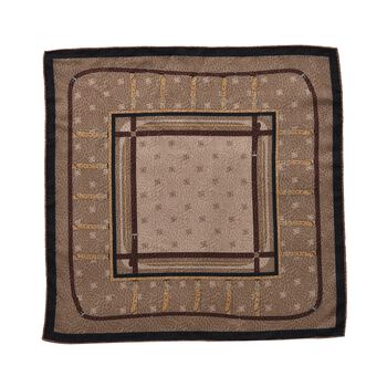 LA MAREY Foulard Quadratischer Schal, Braun