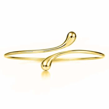 Bypass Armband in Goldton, 18 cm