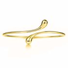 Bypass Armband ca. 18 cm Goldfarben