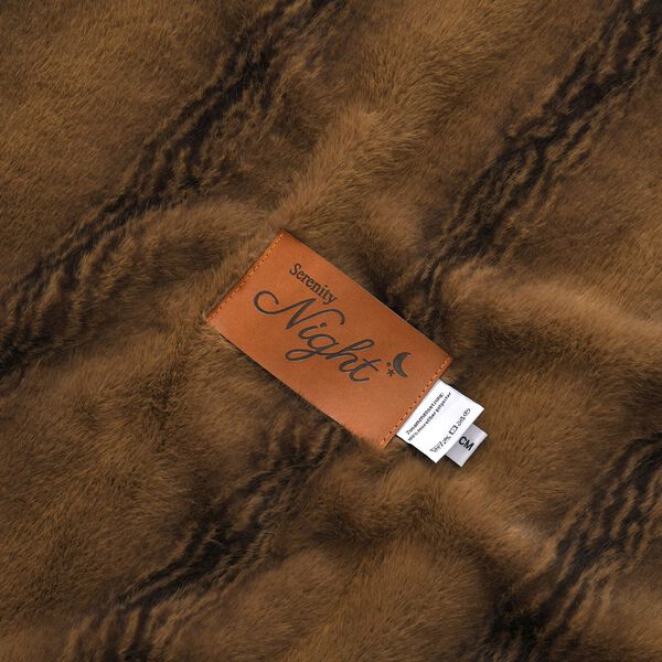 Super Soft Cationic Kuscheldecke, 200x220 cm, Braun image number 7