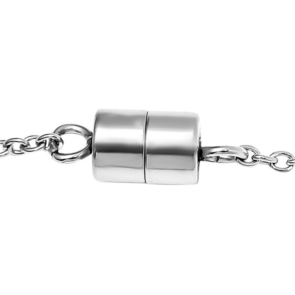 Nat&uuml;rliche Peridot-Halskette, ca. 45 cm, Edelstahl ca. 7,36 ct image number 5