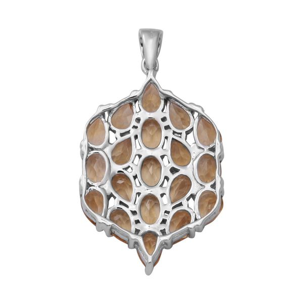 Citrin-Anhänger, 925 Silber platiniert ca. 6.53 ct image number 4