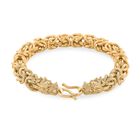 Nickelfreies Messing Armband ca. 19 cm ca. 36,60g, Goldfarben