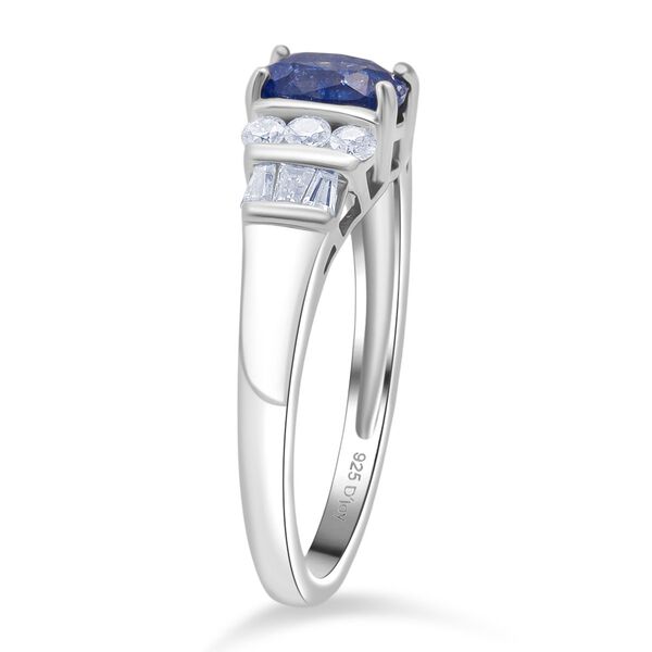 D'Joy Masoala Saphir und Moissanit Ring - 1,50 ct. image number 4