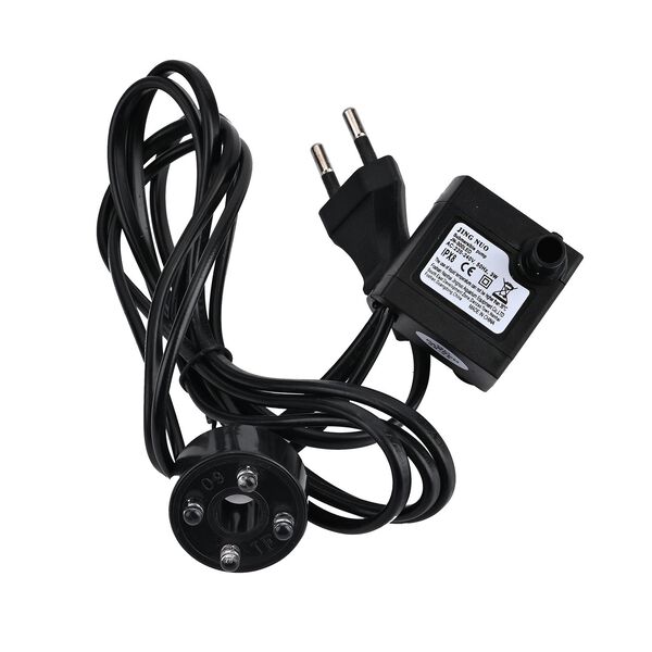 Wasserbrunnen - Buddha mit Glaskugel und Licht image number 12