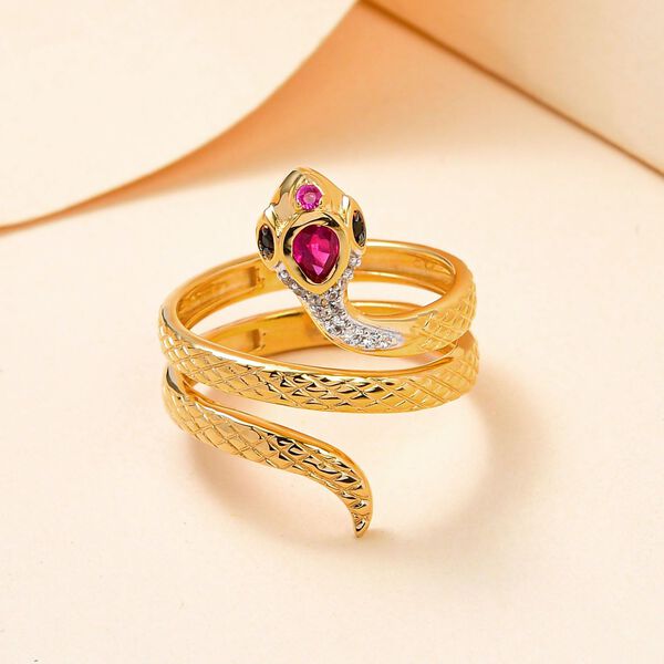 GP Italian Garden Kollektion - Afrikanischer Rubin und Multi-Edelstein-Ring - 0,39 ct. image number 2