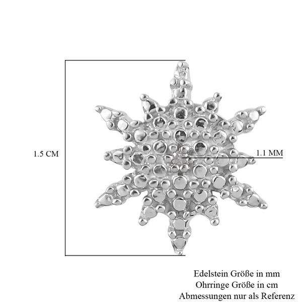 Schneeflocken-Ohrstecker image number 5
