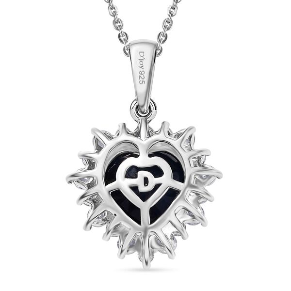 D'Joy AA Kaschmir-Kyanit, Moissanit Schmuckset ca. 45 cm 925 Silber rhodiniert ca. 3,63 ct. image number 5