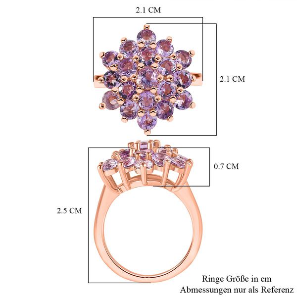 Rose De France Amethyst Ring - 3,02 ct. image number 7