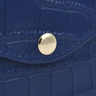 Brieftasche für Damen aus 100% echtem Leder und RFID Schutz, Größe 20,5x10 cm, Dunkelblau image number 5