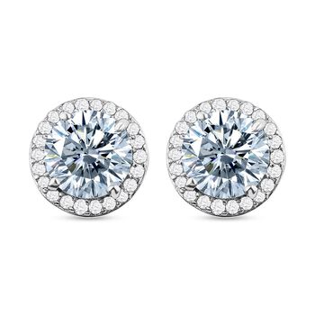 Golconda Diamant-Topas Ohrringe, 925 Silber platiniert ca. 5,20 ct