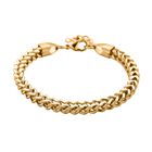 DESIGNER INSPIRIERT 3D Spiga Armband, ca. 20 cm, 316L Edelstahl -goldfarben