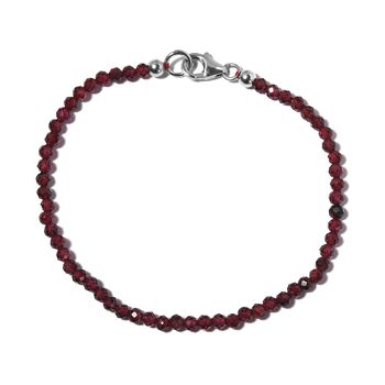 Rotes Granat-Armband, 19 cm - 15 ct.