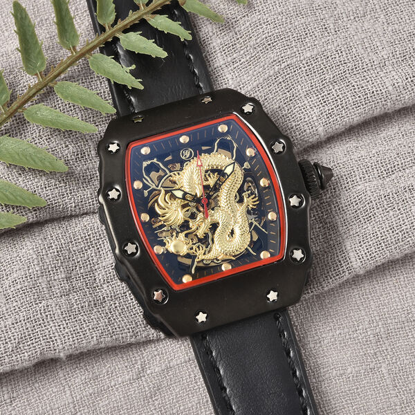 Genoa- wasserdichte Uhr, Schwarz image number 2