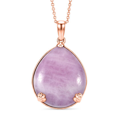 EVER TRUE Kunzit Schmuckset ca. 50 cm ca. 35.83 ct