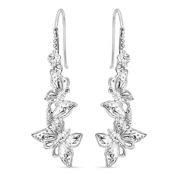 D'Joy Royal Bali - 925 Silber Ohrringe, Schmetterling