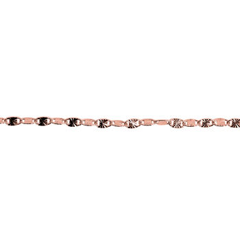 Valentino 19cm Armband, 925 Silber ros&eacute;vergoldet