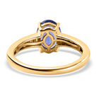 AAA Tansanit und Diamant-Ring, 585 Gelbgold  ca. 1,78 ct image number 5