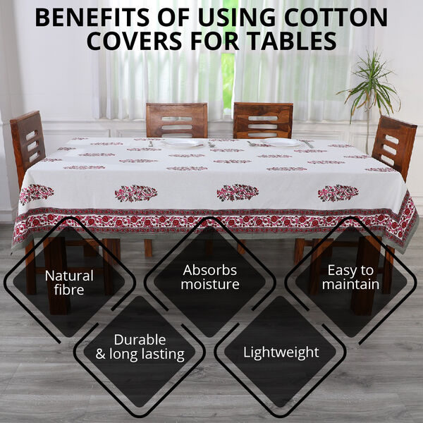 Jaipur Handstempeldruck, Tischdecke, Sternmuster image number 2