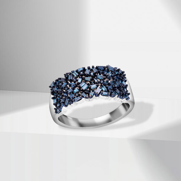 Blauer Diamant Ring - 1 ct. image number 2