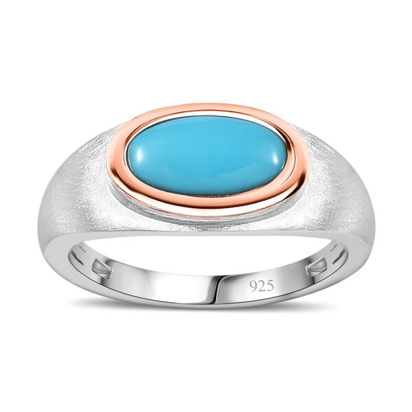 Amerikanischer, natürlicher, Sleeping Beauty Türkis-Ring - 1,11 ct. image number 4