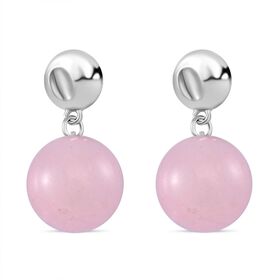 Rosenquarz Ohrringe - 56 ct.