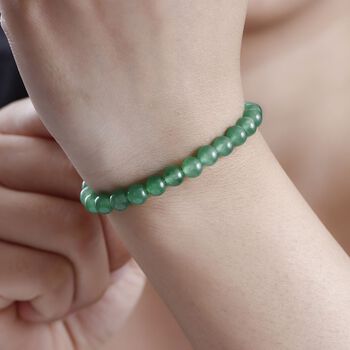 Gr&uuml;nes Quarz-Armband, 19 cm - 50 ct.