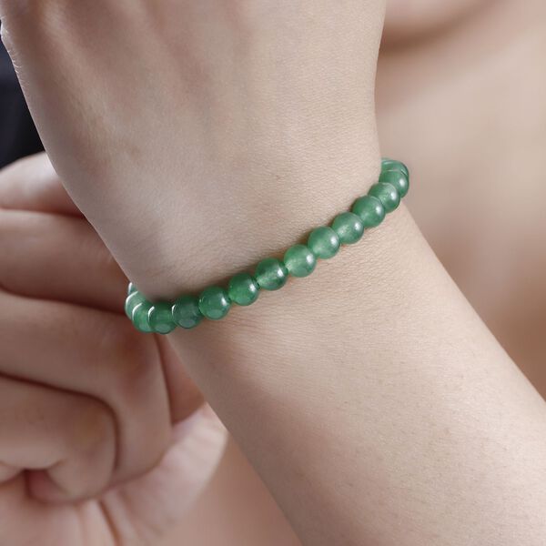 Gr&uuml;nes Quarz-Armband, 19 cm - 50 ct. image number 3