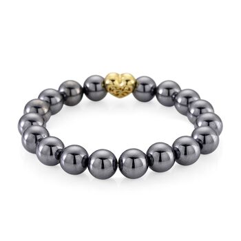 Terahertz Herz Armband ca. Flexibles cm Nickelfreies Messing ca. 130.00 ct