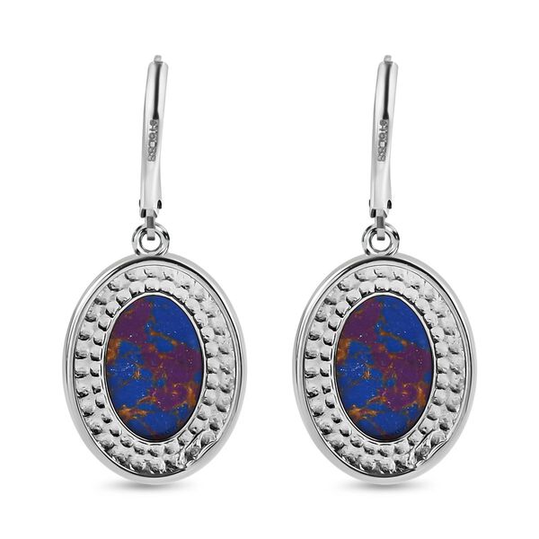 Lila Türkis-Ohrringe image number 5