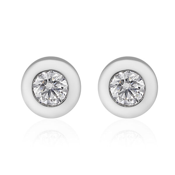 RHAPSODY Diamant IGI zertifiziert VS E-F Ohrstecker 950 Platin ca. 0,20 ct