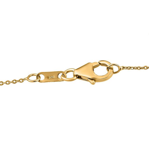 Afrikanischer Rubin (Fissure gef&uuml;llt) Anh&auml;nger mit Kette, 925 Silber vergoldet ca. 4.28 ct image number 6