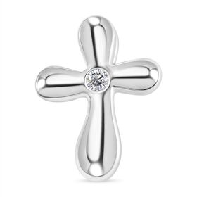 Moissanit Anhänger 925 Silber ca. 0,11 ct.