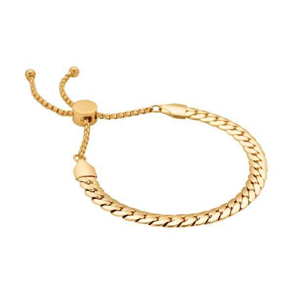 Armband, ca. 15.25 cm, Edelstahl Goldfarben ca. 8,50g image number 3