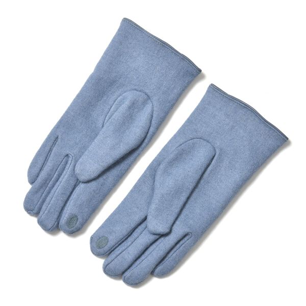 Kaschmir Handschuhe mit Supersoft Mikroplusch futter, Blau image number 2